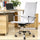 Silla ejecutiva Vista Vinipiel Base cromada