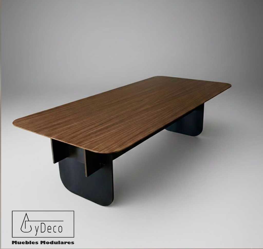 Mesa 8 plazas Base Madera Reforzada