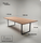 Mesa 8 Plazas Base Metálica
