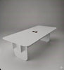 Mesa para sala de juntas 8 Plazas Base Madera Reforzada con Contactos y USB