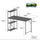 Escritorio con repisas latereles + Silla Eames